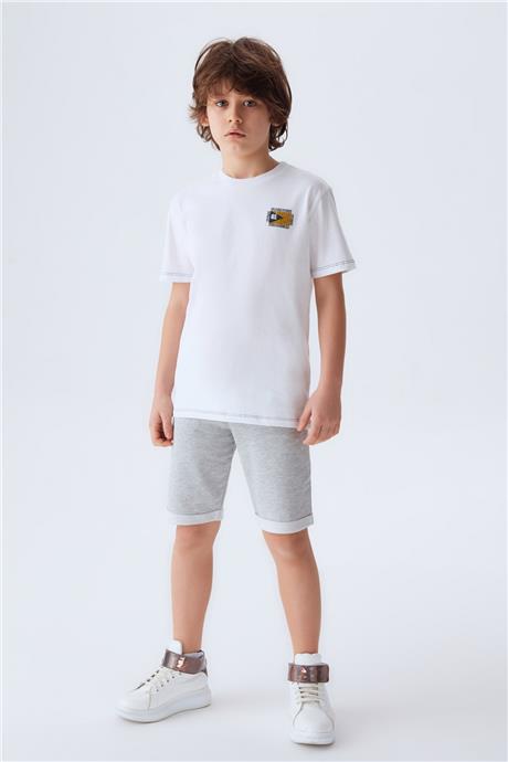 Guess Erkek Çocuk Beyaz T-Shirt