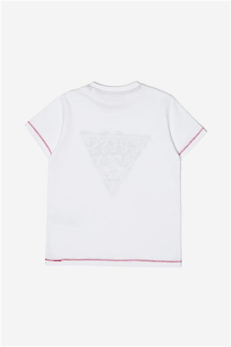 Guess Erkek Çocuk Beyaz T-Shirt