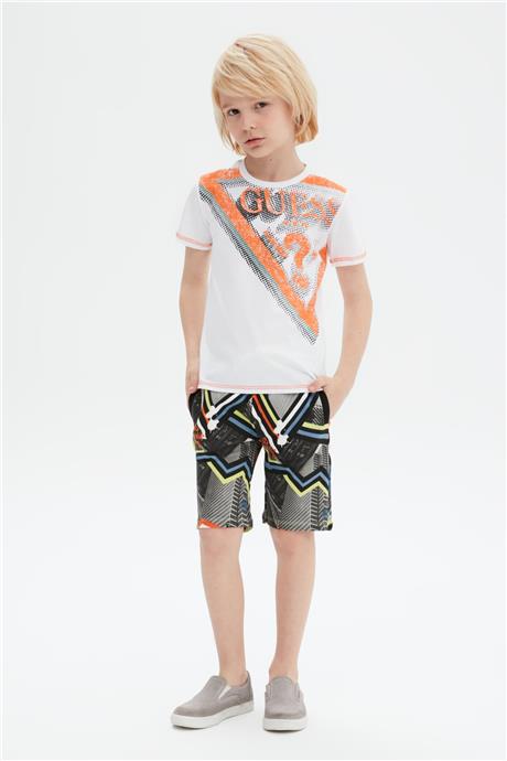Guess Erkek Çocuk Beyaz T-Shirt