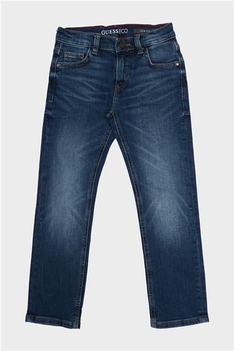 Guess Erkek Çocuk Desenli Jean Pantolon