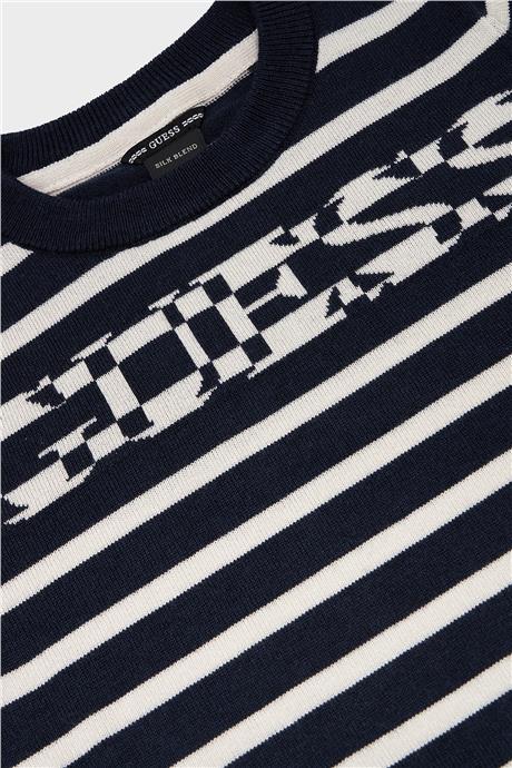 Guess Erkek Çocuk Desenli Kazak