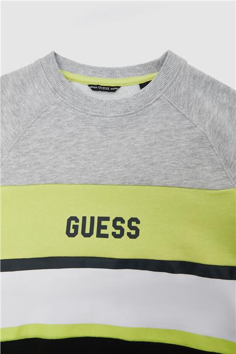 Guess Erkek Çocuk Desenli Sweatshirt