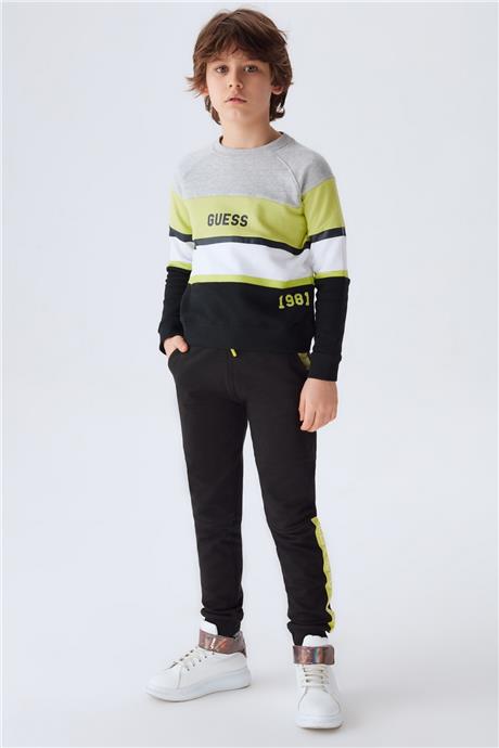 Guess Erkek Çocuk Desenli Sweatshirt