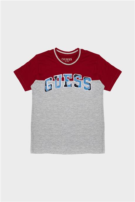 Guess Erkek Çocuk Desenli Tshirt