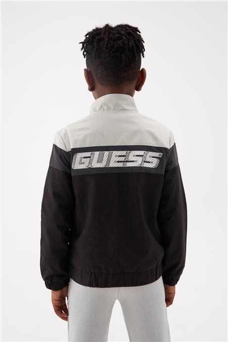 Guess Erkek Çocuk Desenli Yağmurluk