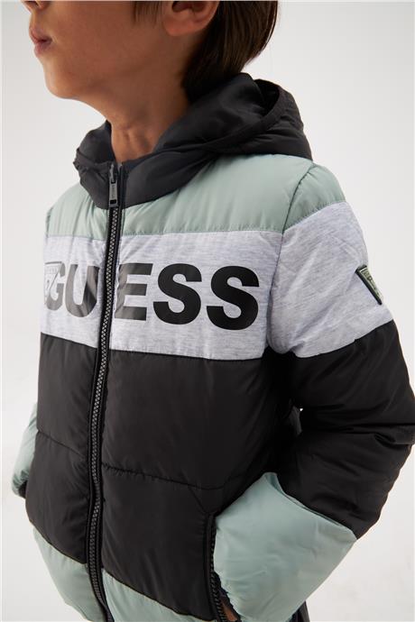 Guess Erkek Çocuk Desenli Yağmurluk