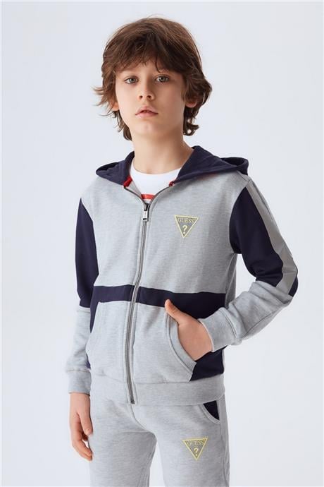 Guess Erkek Çocuk Gri Sweatshirt