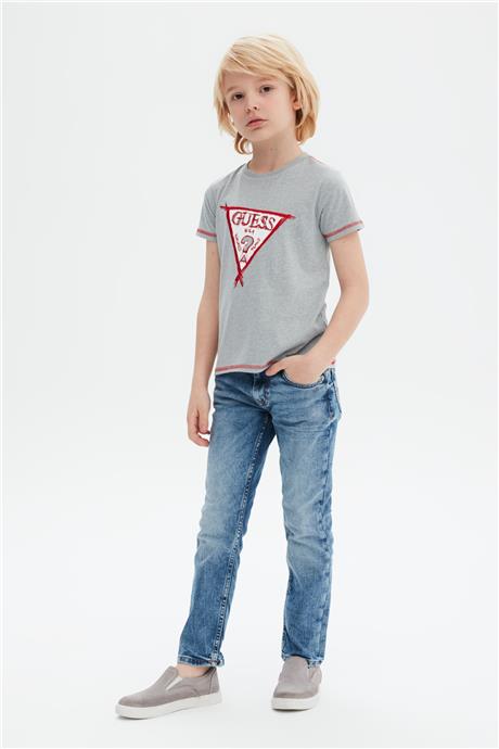 Guess Erkek Çocuk Gri T-Shirt