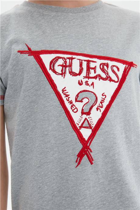 Guess Erkek Çocuk Gri T-Shirt