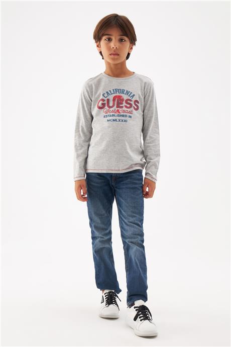 Guess Erkek Çocuk Gri Tshirt