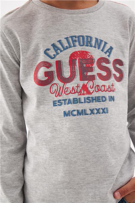 Guess Erkek Çocuk Gri Tshirt
