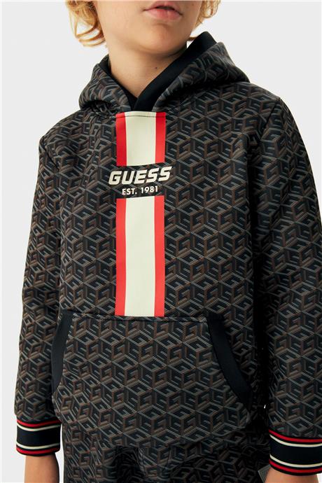 Guess Erkek Çocuk Kahverengi Sweatshirt