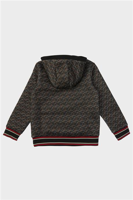 Guess Erkek Çocuk Kahverengi Sweatshirt