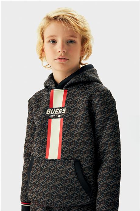 Guess Erkek Çocuk Kahverengi Sweatshirt