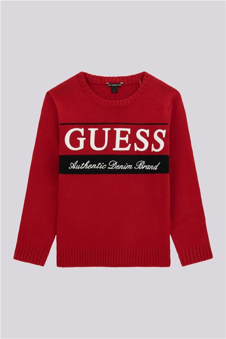 Guess Erkek Çocuk Kırmızı KazakGuess Erkek Çocuk Kırmızı Kazak