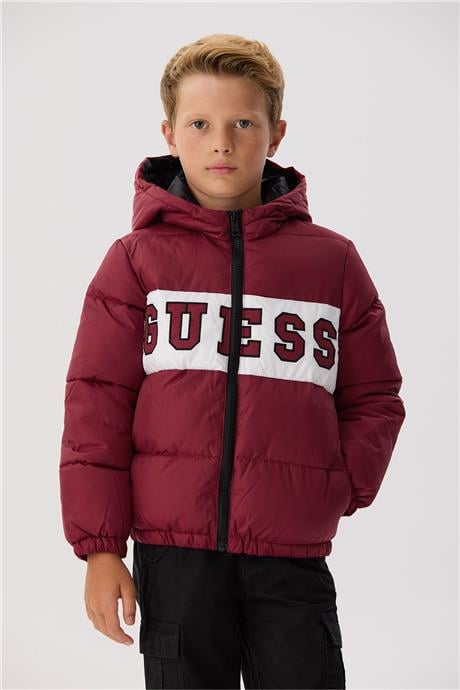 Guess Erkek Çocuk Kırmızı Mont