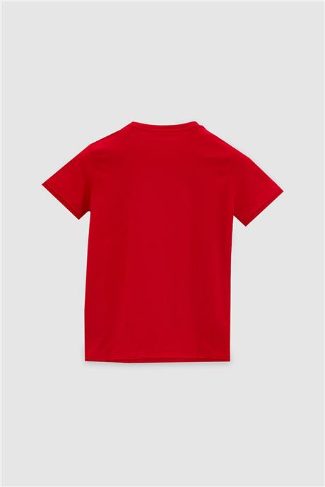 Guess Erkek Çocuk Kırmızı T-Shirt