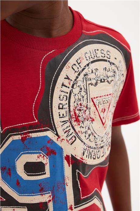Guess Erkek Çocuk Kırmızı Tshirt