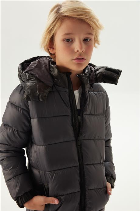 Guess Erkek Çocuk Koyu Yeşil Mont