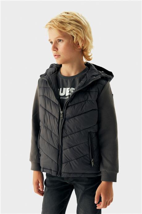 Guess Erkek Çocuk Koyu Yeşil Mont