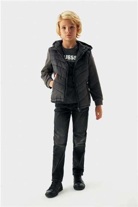 Guess Erkek Çocuk Koyu Yeşil Mont