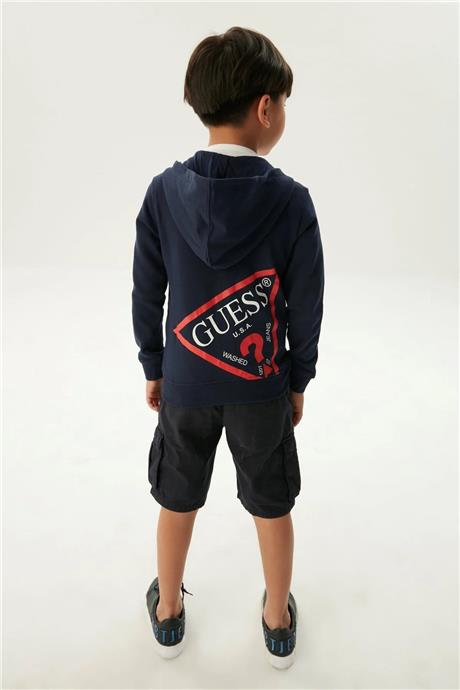 Guess Erkek Çocuk Lacivert Eşofman Üstü
