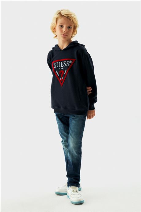 Guess Erkek Çocuk Lacivert Sweatshirt