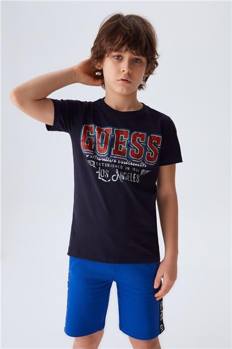 Guess Erkek Çocuk Lacivert T-Shirt