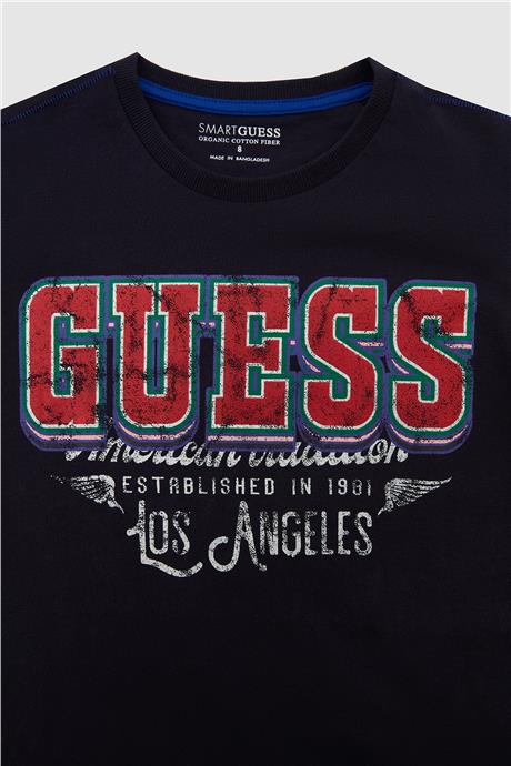 Guess Erkek Çocuk Lacivert T-Shirt