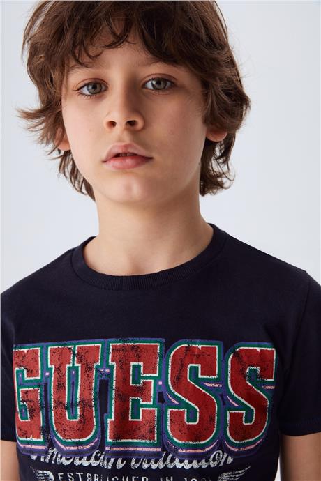 Guess Erkek Çocuk Lacivert T-Shirt
