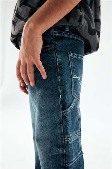 Guess Erkek Çocuk Mavi Jean Pantolon