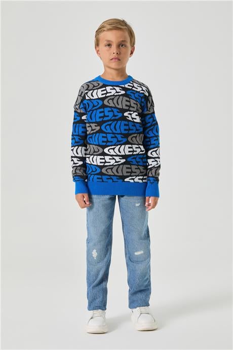 Guess Erkek Çocuk Mavi KazakGuess Erkek Çocuk Mavi Kazak