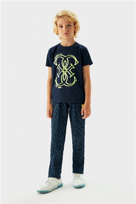 Guess Erkek Çocuk Mavi T-Shirt