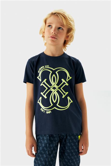 Guess Erkek Çocuk Mavi T-Shirt