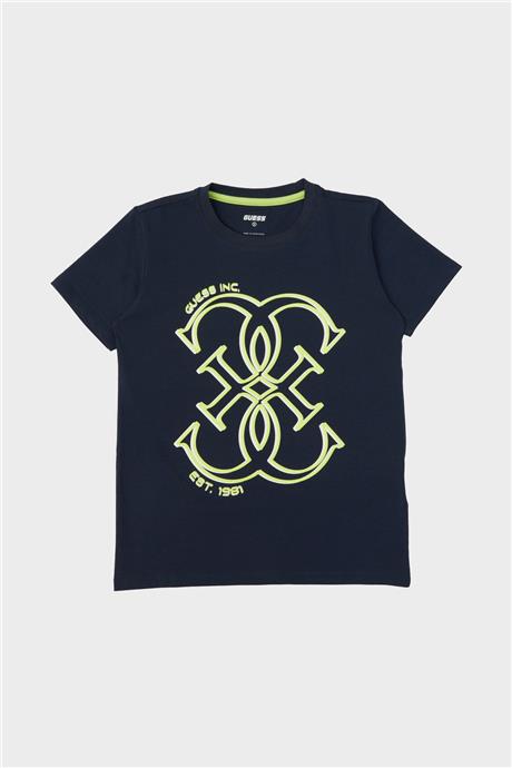 Guess Erkek Çocuk Mavi T-Shirt