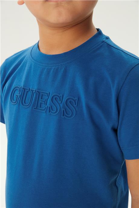 Guess Erkek Çocuk Mavi T-Shirt