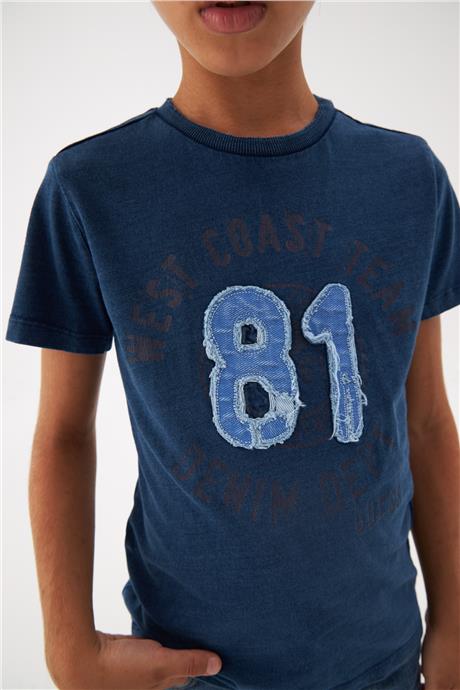 Guess Erkek Çocuk Mavi Tshirt