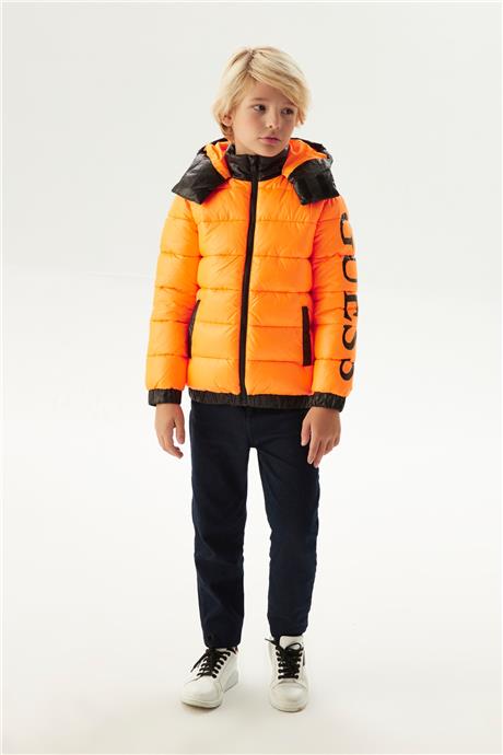 Guess Erkek Çocuk Oranj Mont