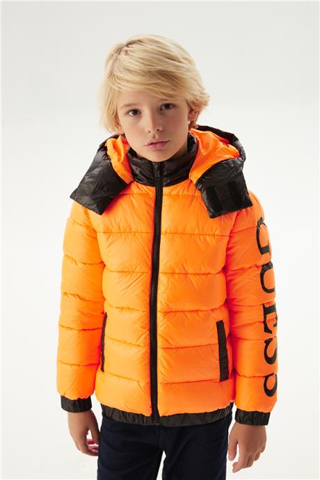 Guess Erkek Çocuk Oranj Mont