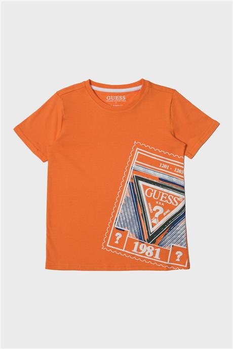 Guess Erkek Çocuk Oranj T-Shirt