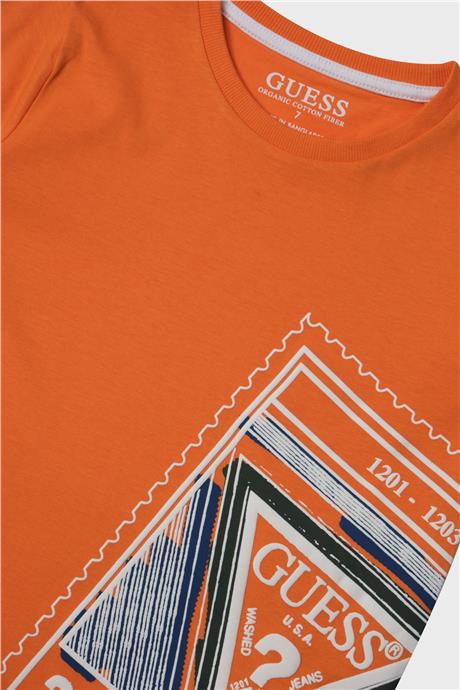 Guess Erkek Çocuk Oranj T-Shirt
