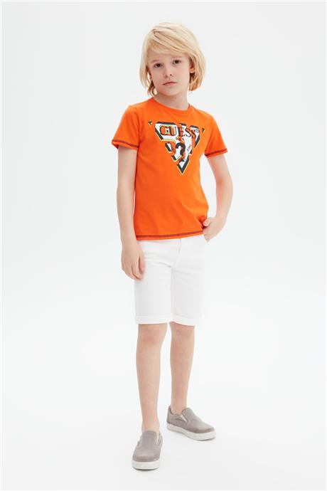 Guess Erkek Çocuk Oranj T-Shirt