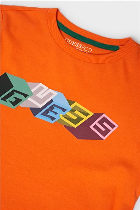 Guess Erkek Çocuk Oranj T-Shirt