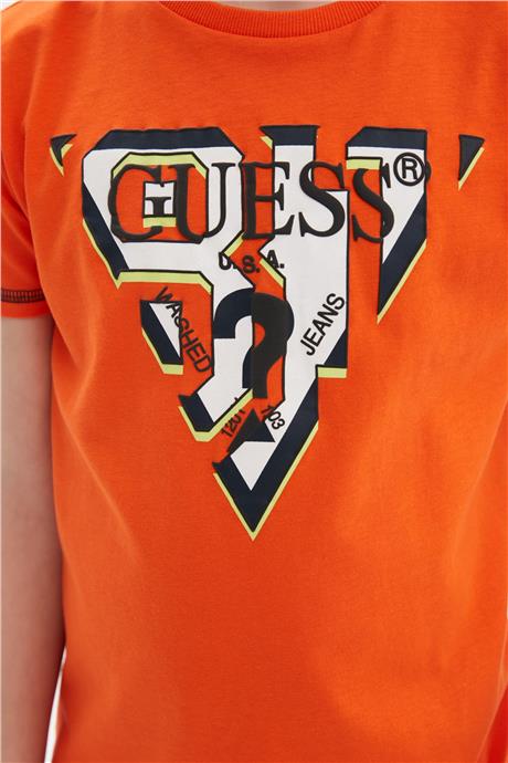 Guess Erkek Çocuk Oranj T-Shirt