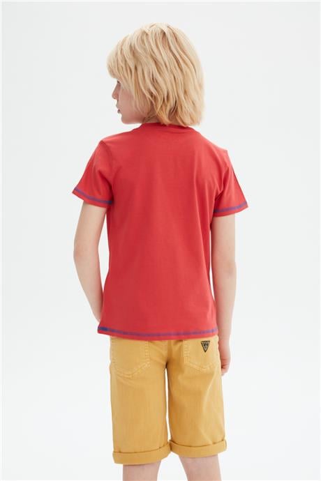 Guess Erkek Çocuk Pembe T-Shirt