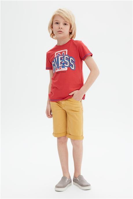 Guess Erkek Çocuk Pembe T-Shirt