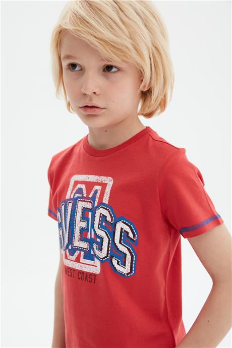 Guess Erkek Çocuk Pembe T-Shirt