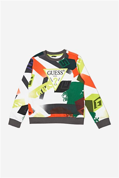 Guess Erkek Çocuk Renkli Sweatshirt