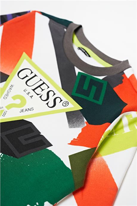 Guess Erkek Çocuk Renkli Sweatshirt