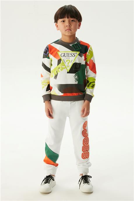Guess Erkek Çocuk Renkli Sweatshirt